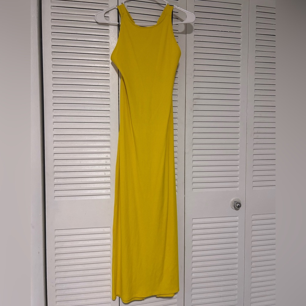 Yellow Sleeveless Dress